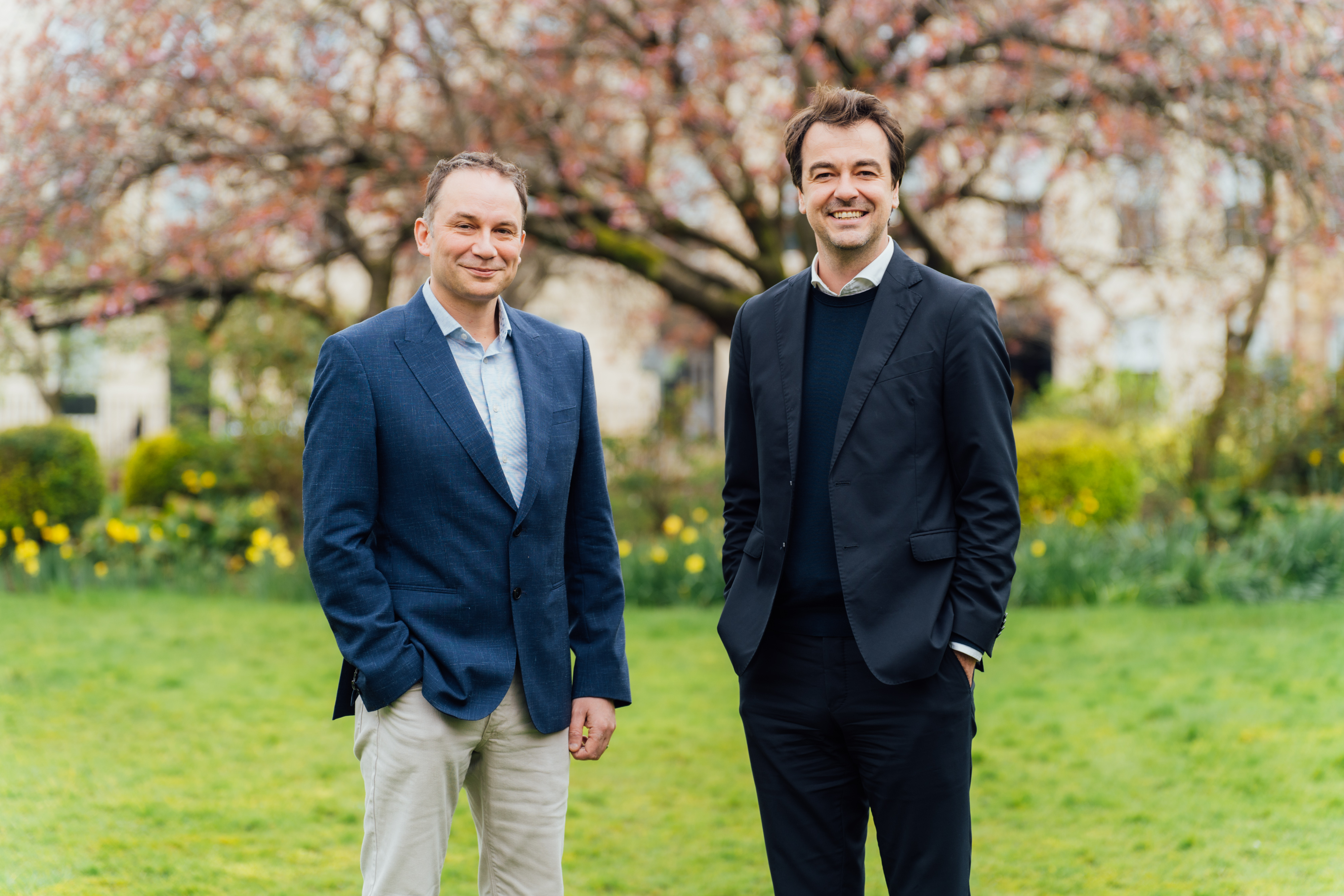 David Neely, Financial Planner and Andrew Dines, Head of AAB Wealth standing outside smiling